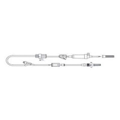 Advanced Medical Systems IV Administration Set NAC Injection Site 84" Priming Volume 16mL 50/Ca - AMS-292-2