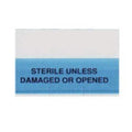 SPS Medical Rcrd Lbl Strlz 800/Rl "Sterile Unless Open" f/ Ld Rcrd/Contct Lbl Aplctr 10/Bx - SUD-010-B