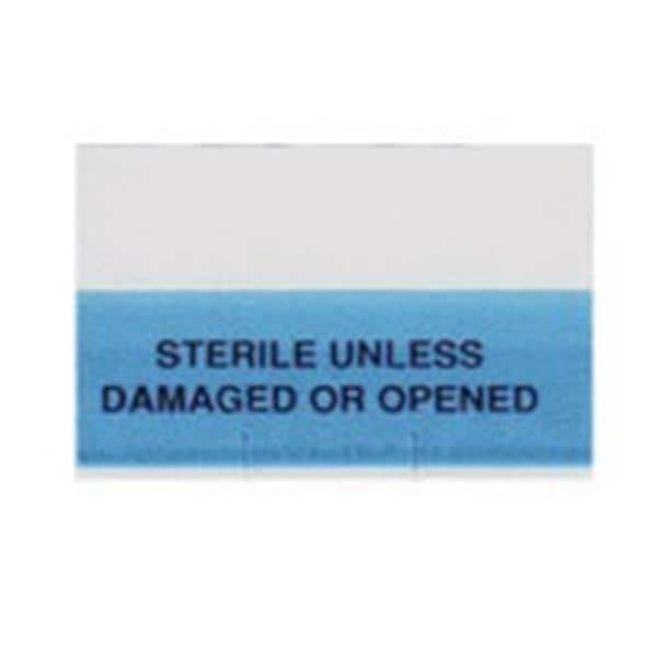 SPS Medical Rcrd Lbl Strlz 800/Rl "Sterile Unless Open" f/ Ld Rcrd/Contct Lbl Aplctr 10/Bx - SUD-010-B