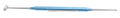 RUMEX Schocket Double-Ended Scleral Depressor, with Pocket Clip, Length 143 mm, Round Titanium Handle