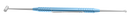 RUMEX Schocket Double-Ended Scleral Depressor, with Pocket Clip, Length 143 mm, Round Titanium Handle
