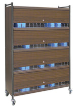 Omnimed Privacy Style Chart Rack (30-60 Binder Capacity)