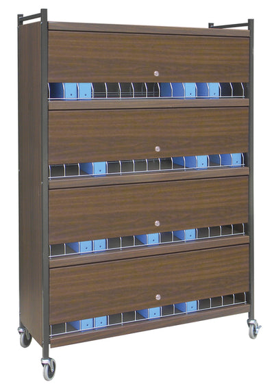 Omnimed Privacy Style Chart Rack (30-60 Binder Capacity)