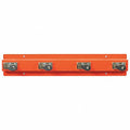 Safety Orange Stainless Steel Mop and Broom Holder 1 EA
