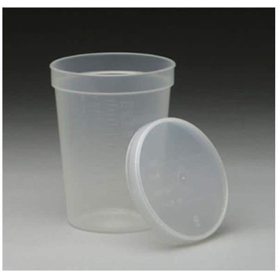 Medegen Medical Products, LLC Gent-L-Kare Specimen Container 8oz Sterile 100/Ca - 1068