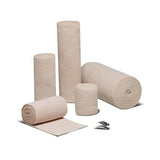 Hartmann USA Bandage REB 4"x5yd Stretch Elastic Clip Closure Tan LF Sterile 10/Ca - 34400000