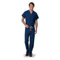 Fashion Seal Shirt Scrub 55% Cotton / 45% Polyester Unisex Navy 4XL Reversible 1 Pocket Each - 6785-4XL