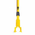 Wet Mop Handle Jaw Mop Connection Type Yellow Fiberglass 54 Handle Length
