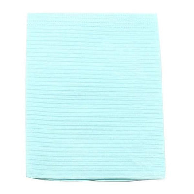 Crosstex International Towel Patient UltraGard 19 in x 16 in Blue 3 Ply Tissue / Poly 500/Ca - WUXBL