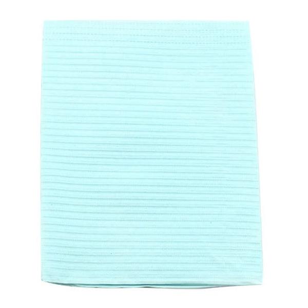 Crosstex International Towel Patient UltraGard 19 in x 16 in Blue 3 Ply Tissue / Poly 500/Ca - WUXBL