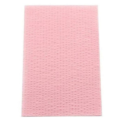Crosstex International Towel Patient Professional 19 in x 13 in Dusty Rose 3 Ply Tissue 500/Ca - WTXDR