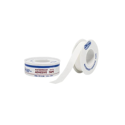 Dukal Corporation Tape Plastic .5"x5yd Adhesive White 24/Bx, 18 BX/CA - AT2316