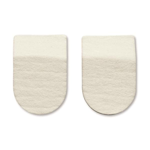 Hapad, Inc Lift Pad Orthopedic Heel Wool/Felt 2.5" 9/16" Thick White 1/Pr - HP2-9