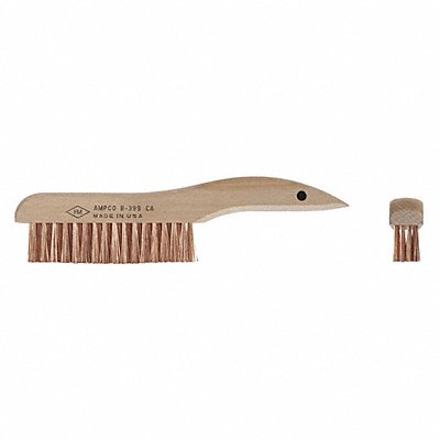8 L Phosphor Bronze Short Handle Nonsparking Scratch Brush 1 EA