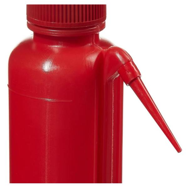Fisher Scientific Co. Nalgene Unitary Wash Bottle LDPE Linerless Closure Red 250mL 4/Pk - DS2408-0250