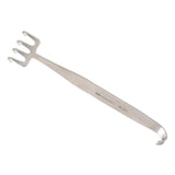 Miltex Retractor Rake Freeman 7-1/4x1-1/2" 4 Sharp Inline Prong Stainless Steel Each - Integra Miltex - 21-125