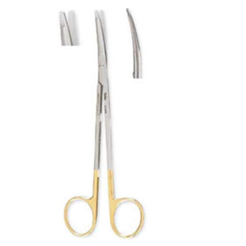 Miltex Scissors Dissecting/Plastic Surgery Kaye 7" Curved Tungsten Carbide Each - Integra Miltex - 21-742TC