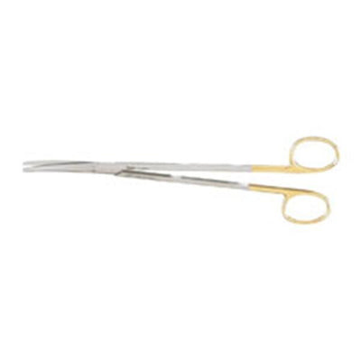 Miltex Scissors Metzenbaum 8" Blunt Curved Standard Tungsten Carbide Each - Integra Miltex - 5-184TC