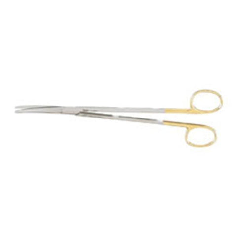 Miltex Scissors Metzenbaum 8" Blunt Curved Standard Tungsten Carbide Each - Integra Miltex - 5-184TC
