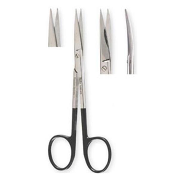 Miltex Scissors Plastic Surgery SuperCut 4-3/4" Sharp SuperCut Curved SS Eachch - Integra Miltex - 5-SC-276