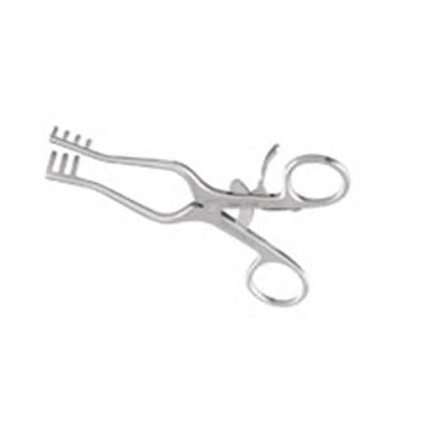 Miltex Retractor Weitlaner 5-1/2" Blunt 3x4 Teeth Stainless Steel Each - Integra Miltex - 11-610