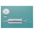 Miltex Syringe Eachr Tapered/Bulbous Chrome Plated Brass Each - Integra Miltex - 19-384