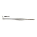 Miltex Forcep Tissue Singley 9" Fenestrated Jaw Serrated Straight Stainless Steel Each - Integra Miltex - 6-214
