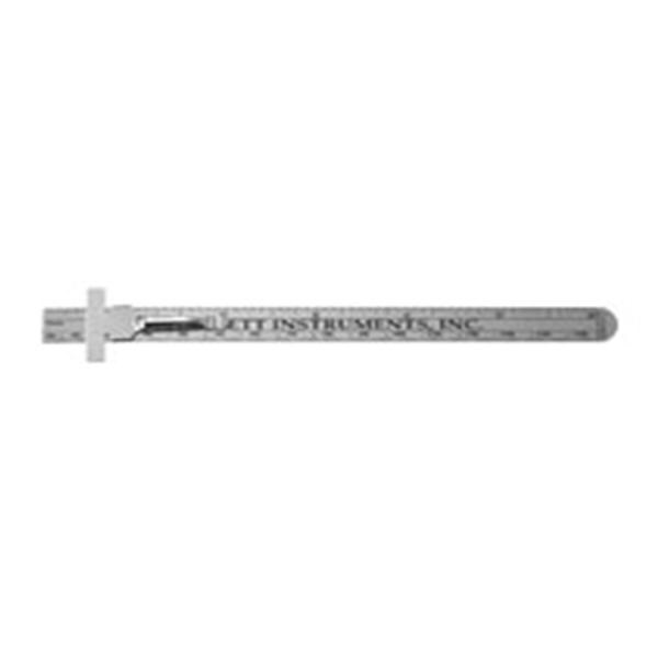Miltex Ruler Padgett 6"/15cm Graduated Stainless Steel Each - Integra Miltex - PM-0676
