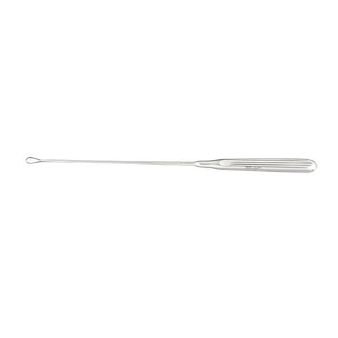 Miltex Curette Uterine Sims 11" #1 Malleable Shank Sharp Blade Tip Stainless Steel Each - Integra Miltex - 30-1205-1