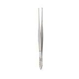 Miltex Forcep Strabismus 4" 1mm Wide Tip Straight 1x2 Teeth Stainless Steel Each - Integra Miltex - 18-840