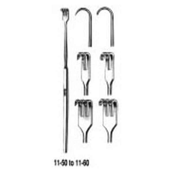 Miltex Retractor Rake 6-1/2" Rigid Neck Stainless Steel Eachch - Integra Miltex - 11-58