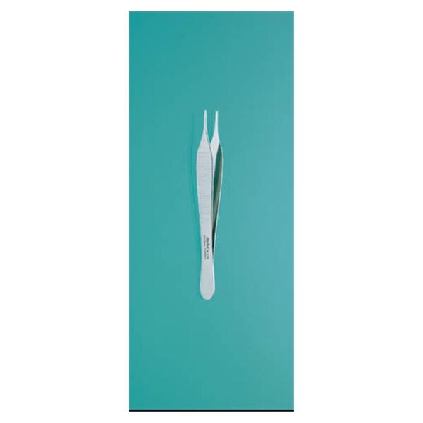 Miltex Forcep Tissue Hudson 4-3/4" Tying Platform Straight 1x2 Teeth Stainless Steel Each - Integra Miltex - 6-114