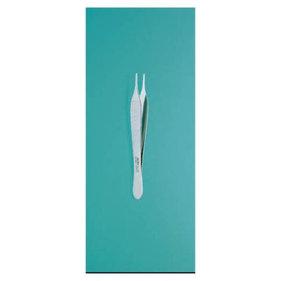 Miltex Forcep Tissue Hudson 4-3/4" Tying Platform Straight 1x2 Teeth Stainless Steel Each - Integra Miltex - 6-114