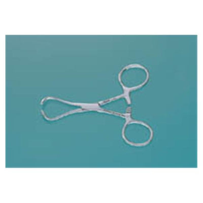 Miltex Clamp Towel Lorna 5-1/4" Stainless Steel Each - Integra Miltex - 7-515