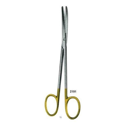 Miltex Scissors Metzenbaum Padgett 5-3/4" Curved Stainless Steel Each - Integra Miltex - PM-2711