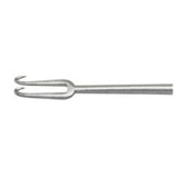 Miltex Hook Guthrie 5" 1.5mm Sharp/Wide Double Prongs Stainless Steel Each - Integra Miltex - 18-416