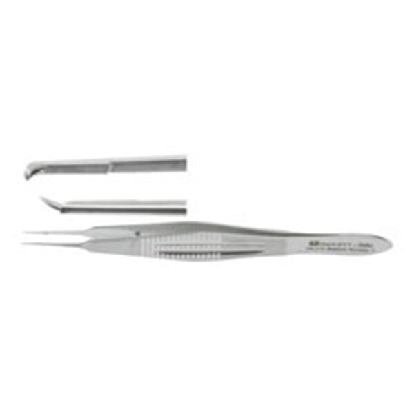 Miltex Forcep Suture Castroviejo Padgett 4-1/4" 0.3mm Jaw/Tying Platform 1x2Tth SS Each - Integra Miltex - PM-3726