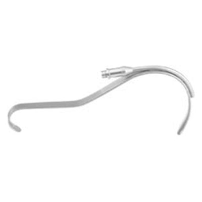 Miltex Retractor Deaver Padgett 8" Fiber Optic Each - Integra Miltex - PM-4570FO