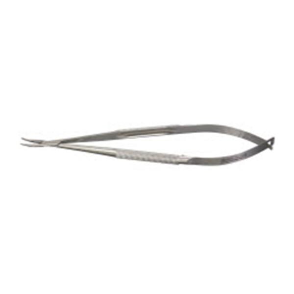Miltex Holder Needle 5-1/4" Curved Jaw 0.6mm Tip Stainless Steel Each - Integra Miltex - 17-1000