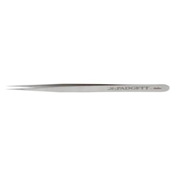 Miltex Forcep Micro Surgery Padgett 4-1/2" Fine Point Each - Integra Miltex - PM-4746