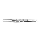 Miltex Forcep Tissue Bishop-Hartman Iris Padgett 3-1/4" 0.6mm Jaw Straight 1x2Tth SS Each - Integra Miltex - PM-4791
