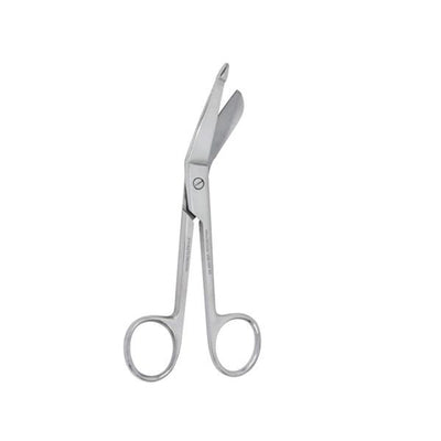 Miltex Scissors Bandage Lister Vantage 3-1/2" Blunt Smooth Bent Stainless Steel Each - Integra Miltex - V95-500SS