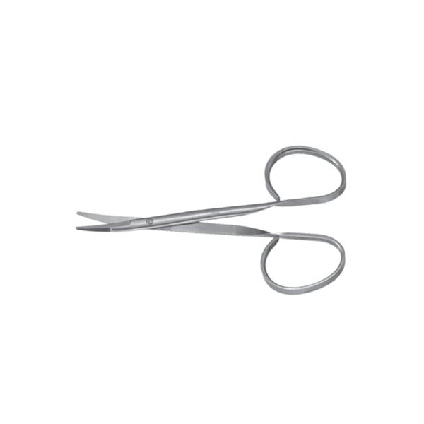 Miltex Scissors Plastic Surgery Kaye Padgett 4-1/4" Serrated Curved Stainless Steel Each - Integra Miltex - PM-4955