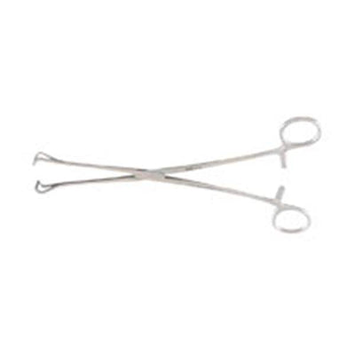 Miltex Forcep Tissue Babcock 9-1/2" 15mm Loop Jaw Smooth Stainless Steel Each - Integra Miltex - 16-48