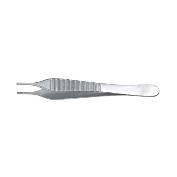 Miltex Forcep Tissue Adson-Brown Padgett 4-3/4" Serrated Straight 9x9 Sd Tth SS Each - Integra Miltex - PM-6125