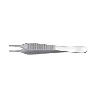 Miltex Forcep Tissue Adson-Brown Padgett 4-3/4" Serrated Straight 9x9 Sd Tth SS Each - Integra Miltex - PM-6125