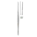 Miltex Forcep Dressing Potts-Smith 9-1/2" Serrated Stainless Steel Each - Integra Miltex - 6-158