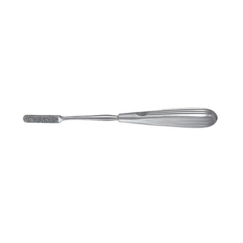 Miltex Rasp Nasal Peet-Cottle Padgett 8" Straight Flat/8.5mm Wide SS/Dmnd Ct Rsbl Each - Integra Miltex - PM-7411
