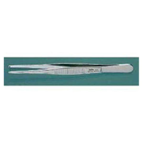 Miltex Forcep Tissue 4-1/2" Straight 1x2 Teeth Stainless Steel Each - Integra Miltex - 6-40