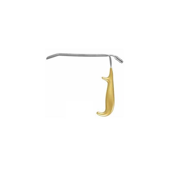 Miltex Retractor Breast Ferreira Padgett 5-1/8" Straight Stainless Steel/Fiber Optic Each - Integra Miltex - PM-895FO